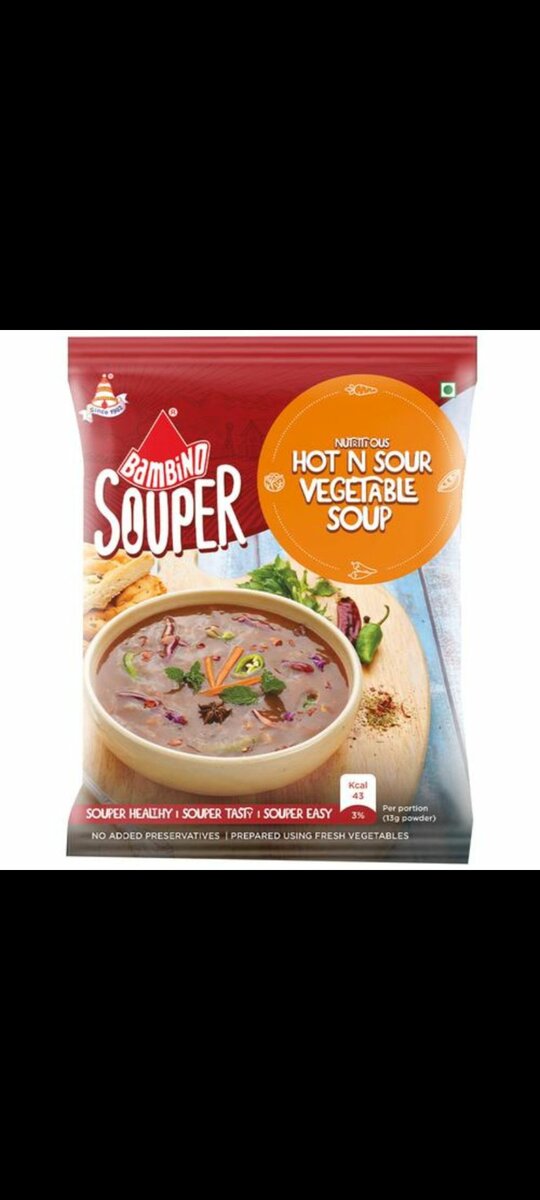 Hot n sour vegetable soup 50 g
