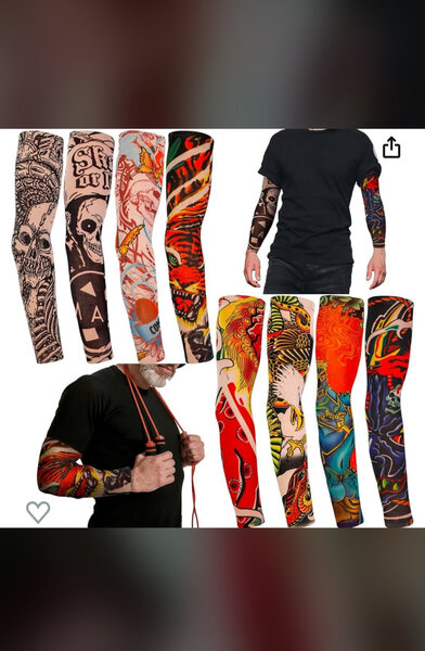 Manchettes Tatouage Unisexes