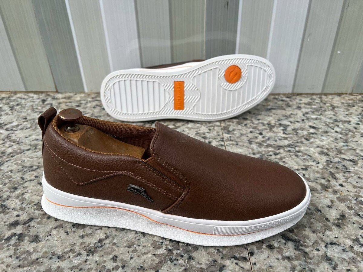 Chaussures décontractées en cuir