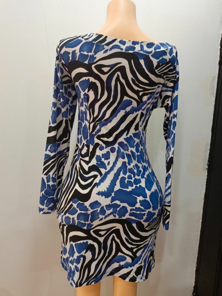 Robe imprimée animal femme