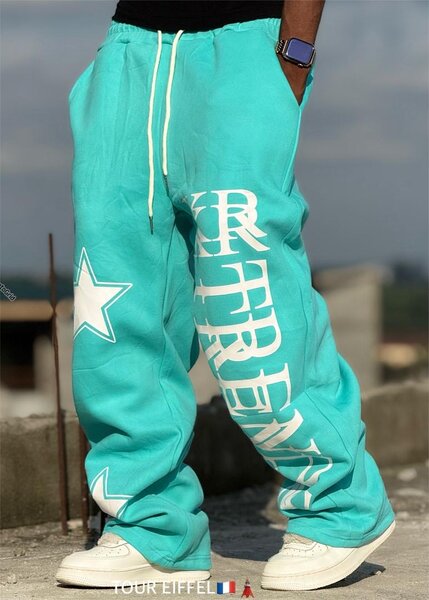 Pantalon de jogging turquoise moderne