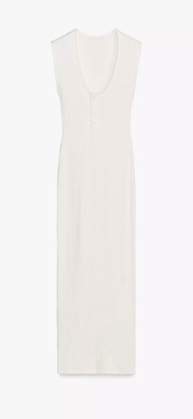 Robe Longue Blanche Élégante