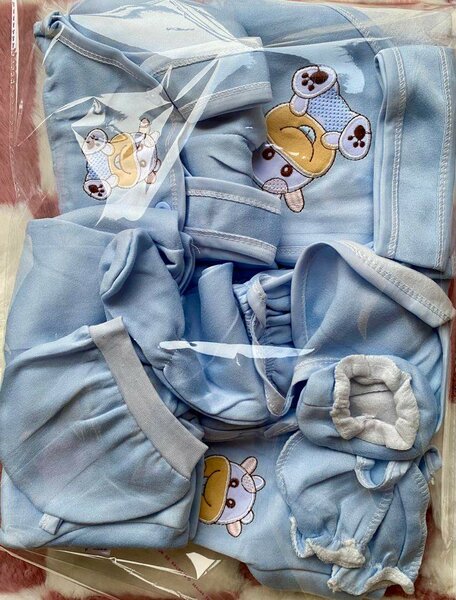 Ensemble Naissance Bleu Bébé