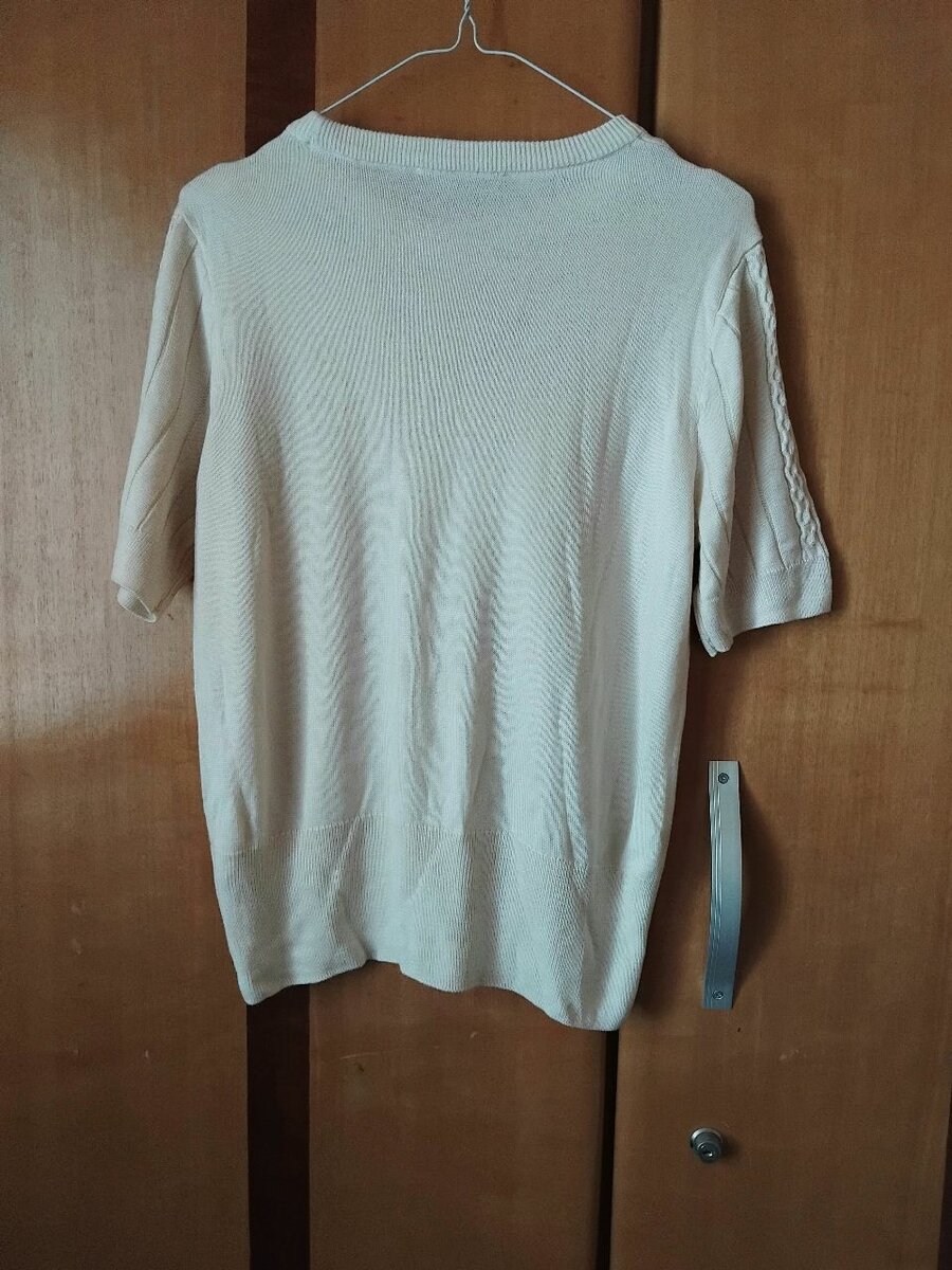 Stretchy light brown M&S top