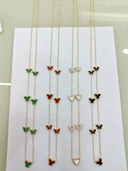 Elegant Butterfly Necklaces
