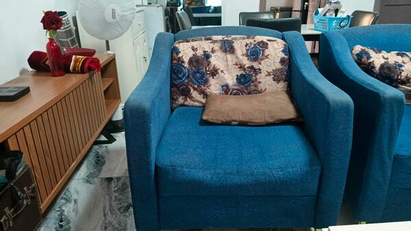 Fauteuils bleus élégants