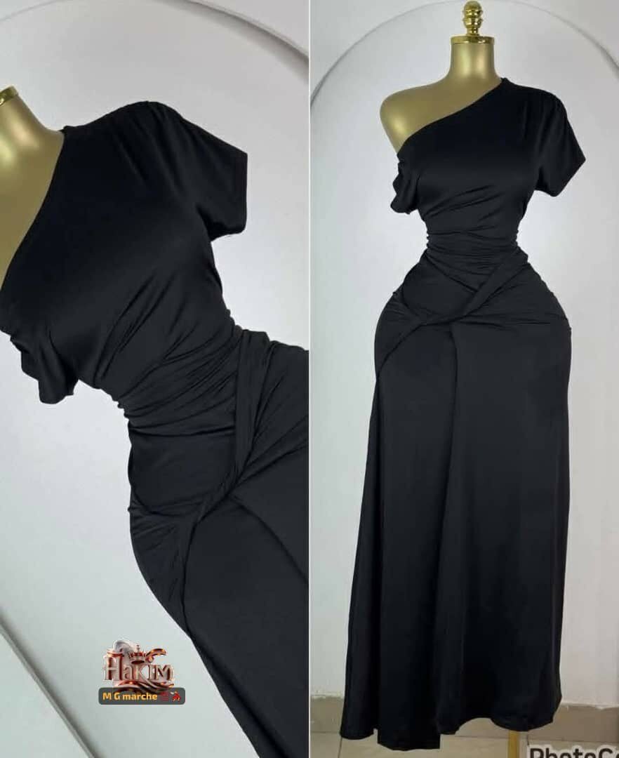 Robe Élégante Asymétrique Femme