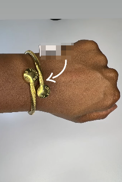 louis vuitton gold bracelet