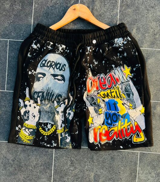 Shorts streetwear graffiti