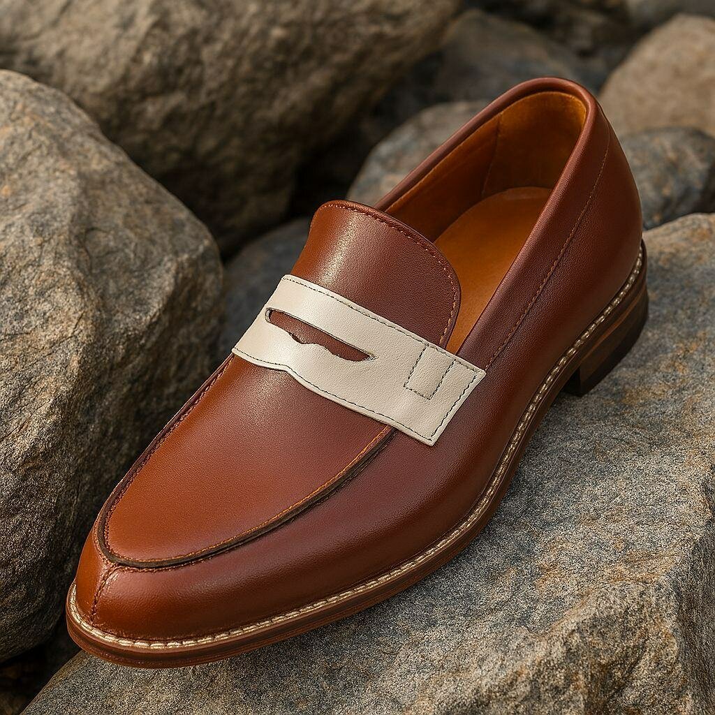 Mocassins en cuir élégants