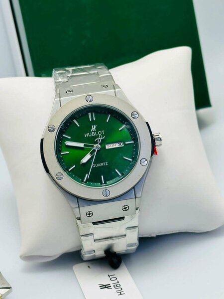 Montre Homme Vert Acier