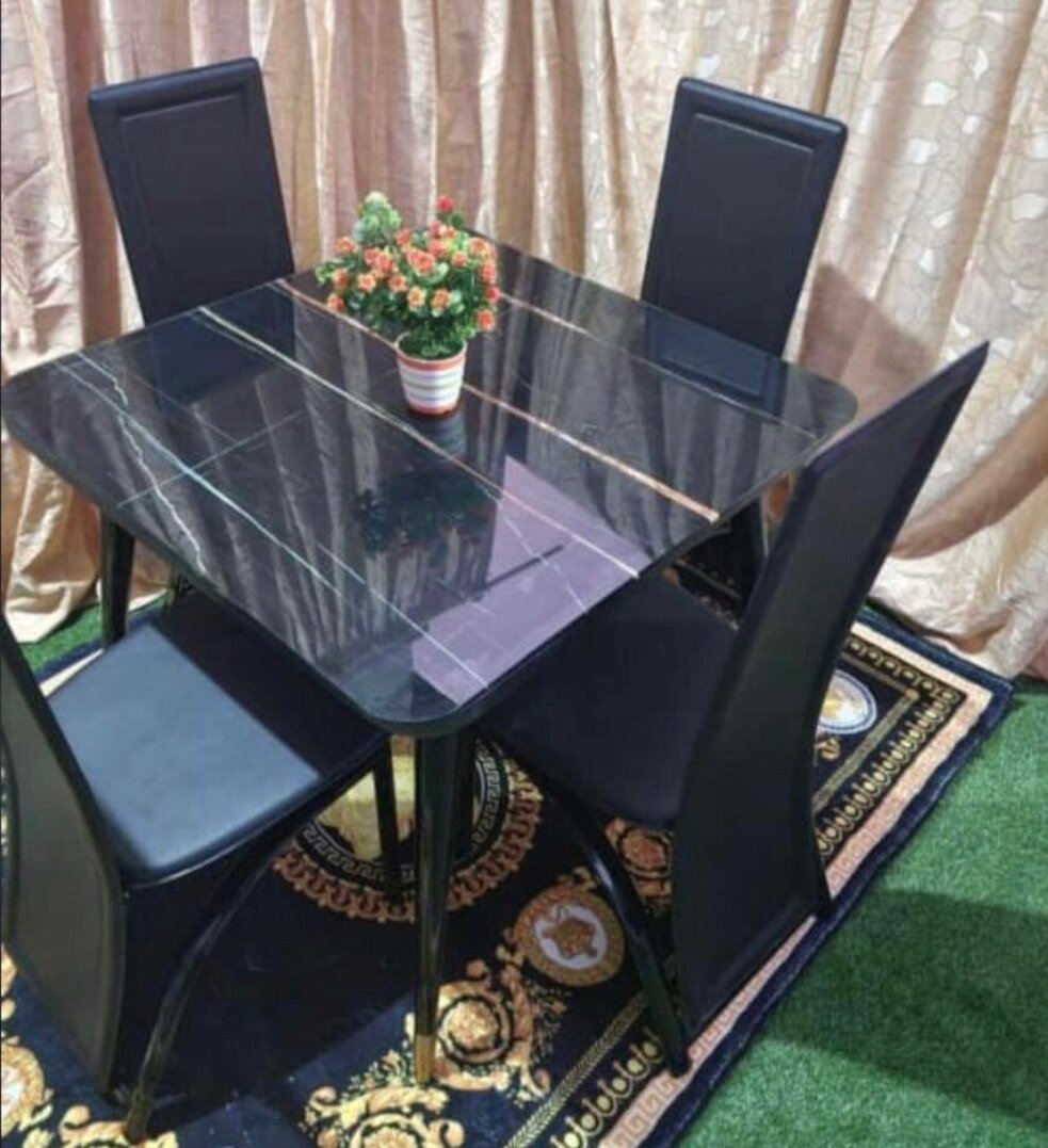 Dining Table with Four Chairs