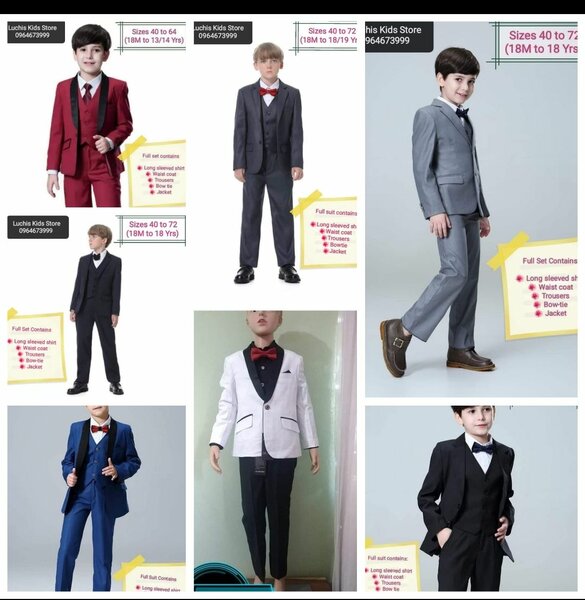 Smart suits for boys