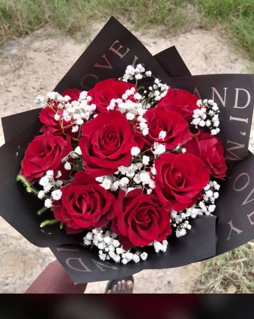 Bouquet de Roses Rouges Éclatantes