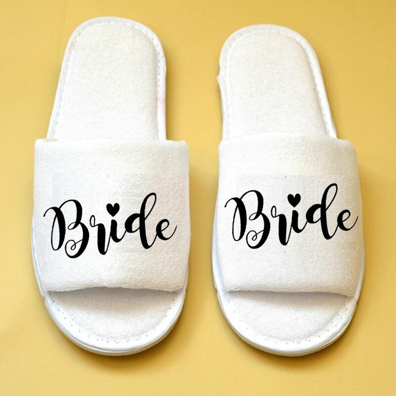 Bridal robes and slippers