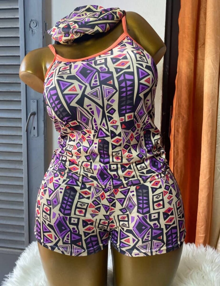 Pyjama d'été fleuri confortable