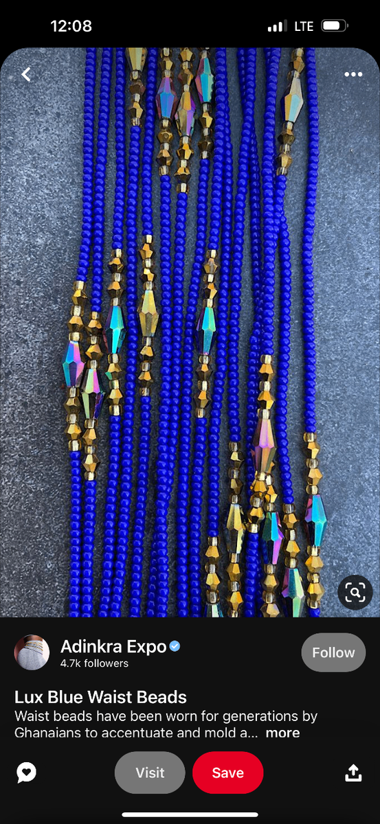 Sead beads with crystal