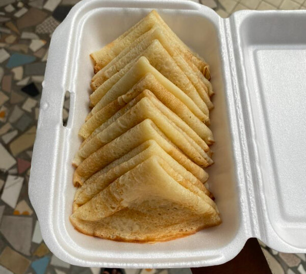 Crêpes au nutella et nature