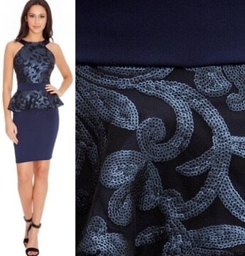 Robe bleue