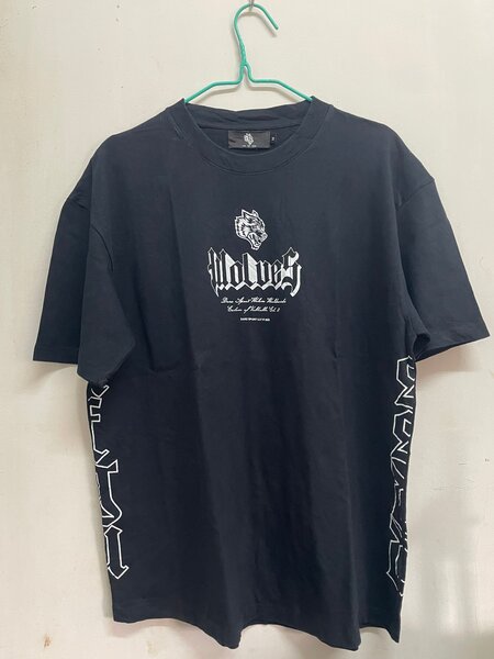 T-shirt graphique loup homme