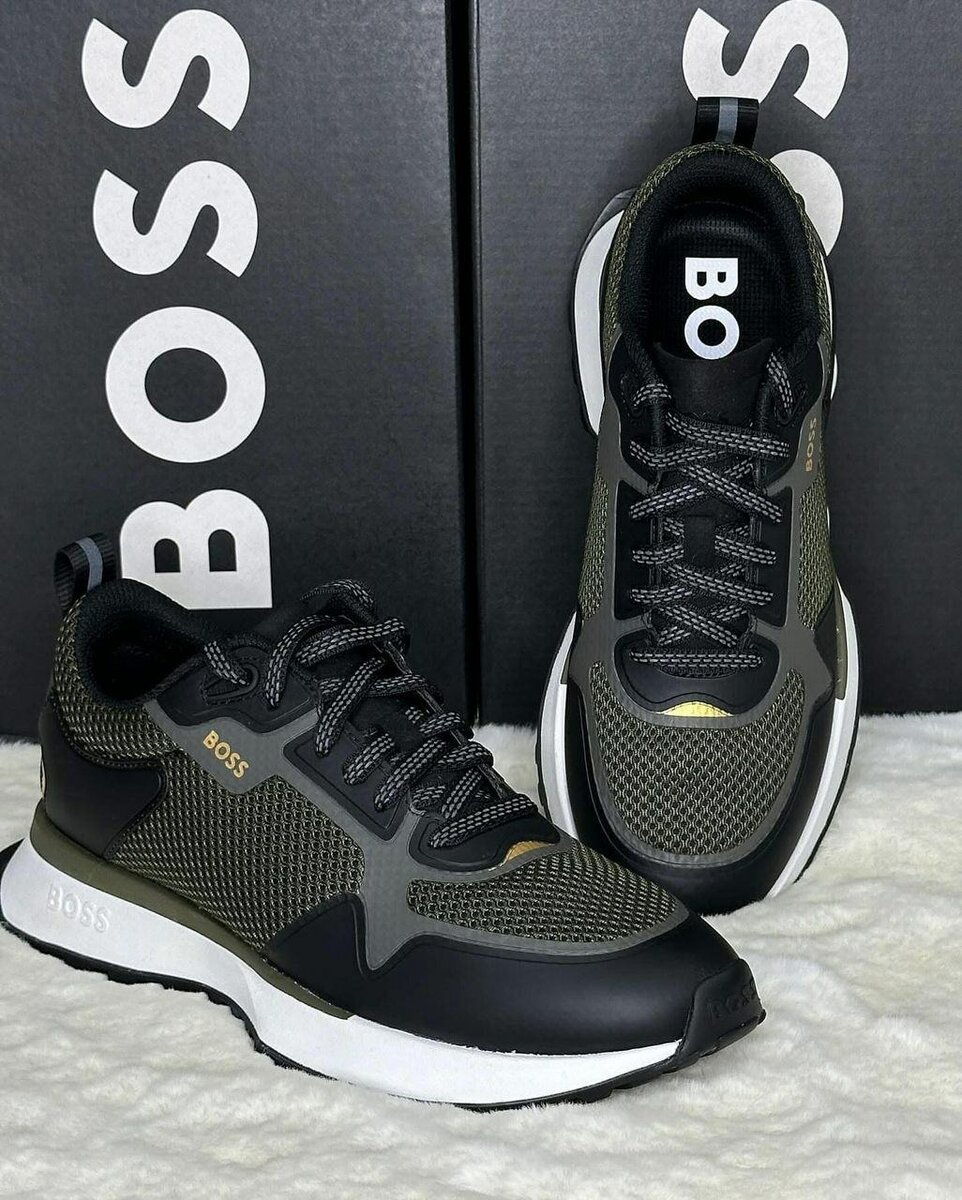 Baskets noires Boss élégantes