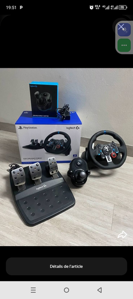 Volant Logitech G29 pour PlayStation