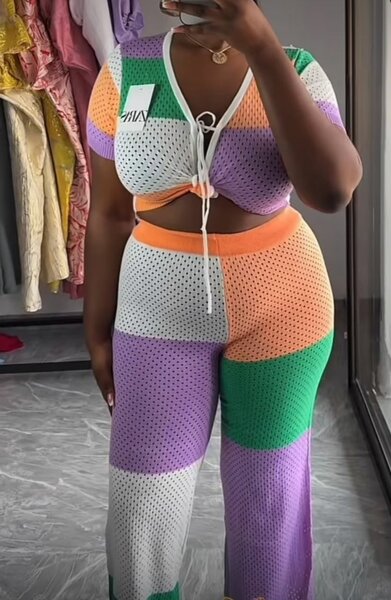 Ensemble coloré deux pièces