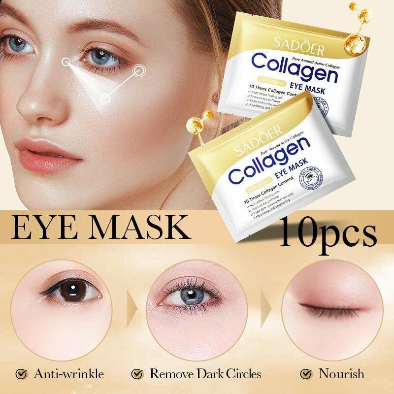 Masque yeux collagène 10pcs