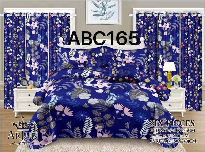 Parure de lit 6 pièces élégante