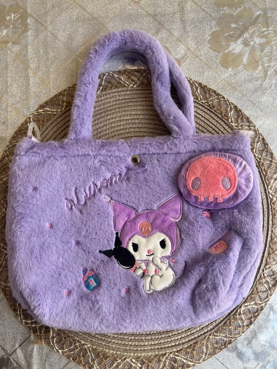 Sac à main en peluche kawaii