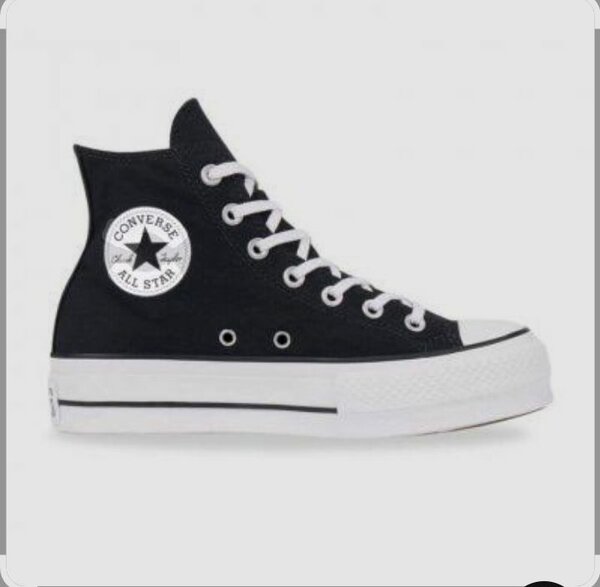 Sneakers montantes en toile noire