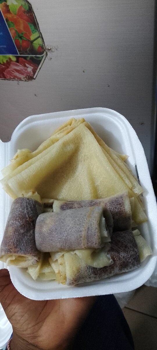 Crêpes fraîches assorties