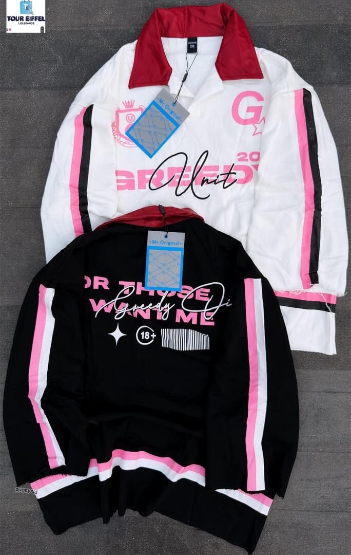 Veste unisexe style rétro