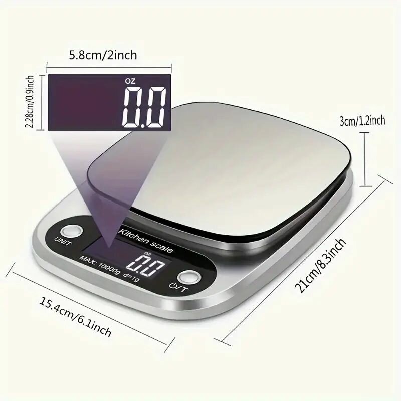 10kg kitchen digital scale
