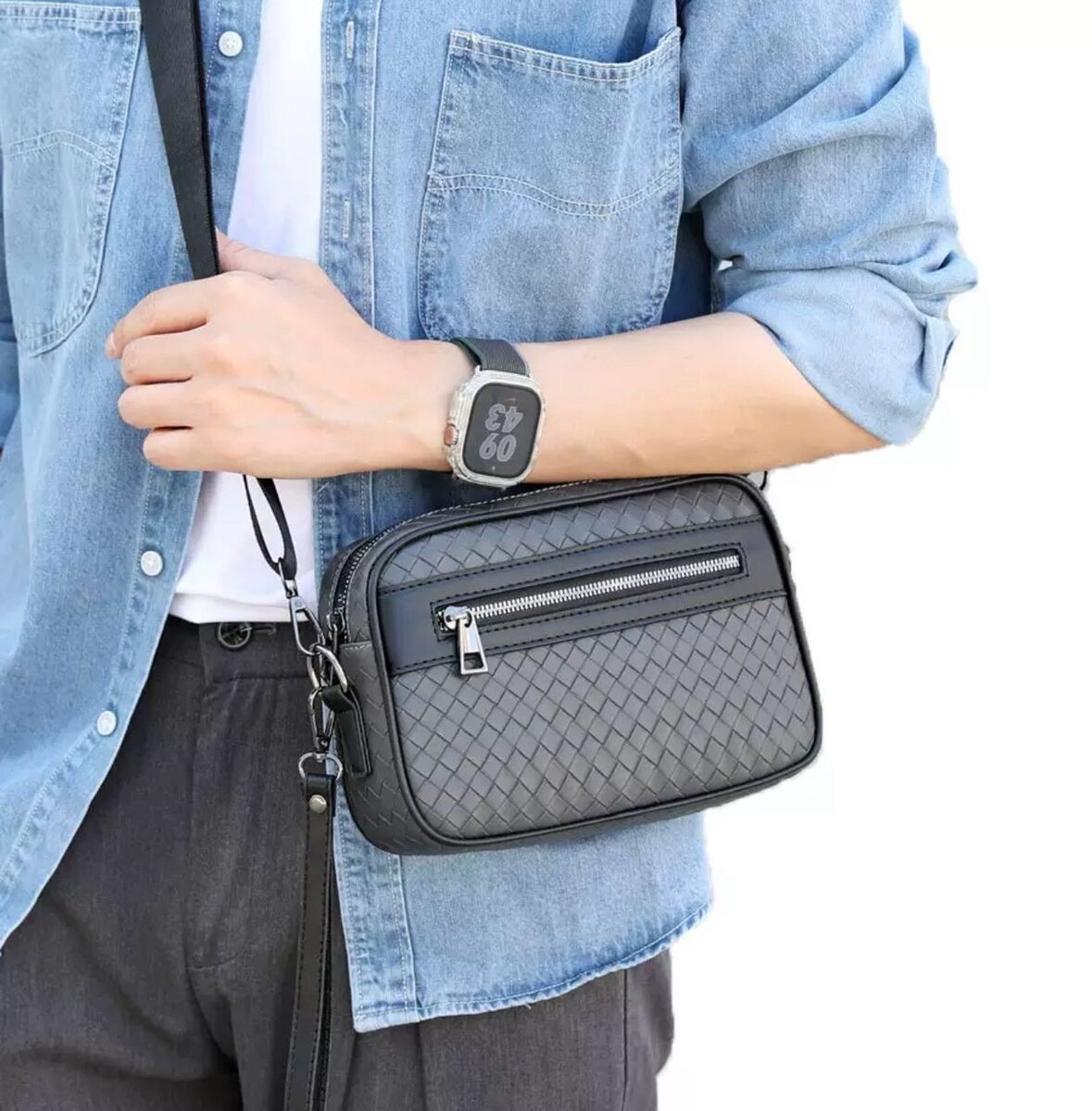 Sacoche élégante homme