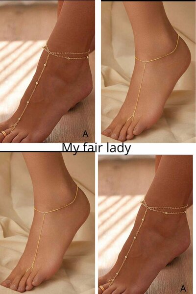 Chaîne de cheville élégante