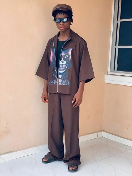 short-sleeved shirt and trouse