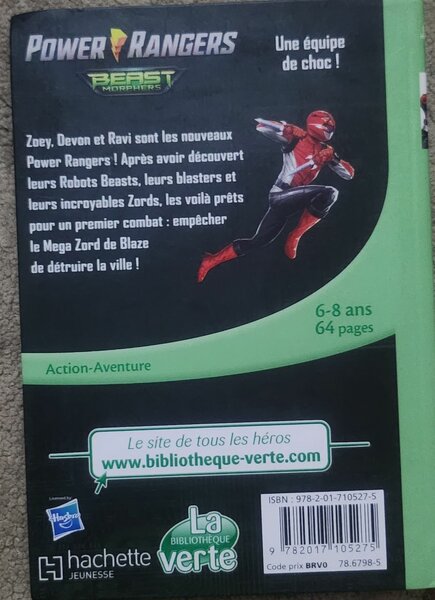 Livre Power Rangers Beast Morphers