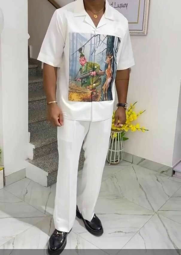 Two piece men casual wear