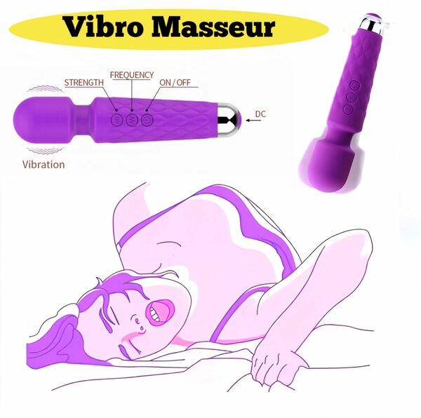 Vibromasseur Relaxant Rechargeable
