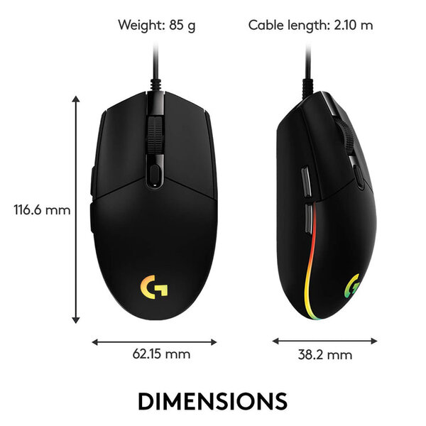 Souris Gaming RGB 6 Boutons