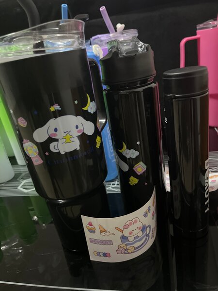 Bouteilles Cute Design noir