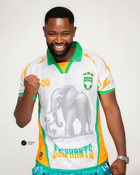 Maillot de foot éléphants