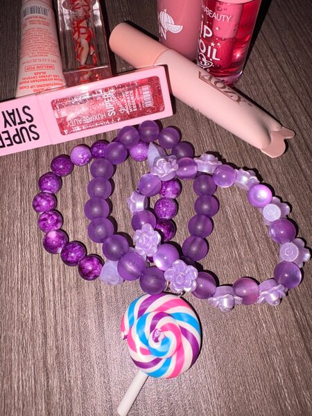 Bracelets colorés en perles