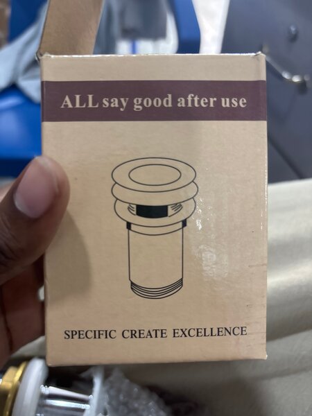 Bonde d'évier en acier inoxydable