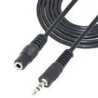 3.5mm Audio Stereo Extension Cable (Male to Female) For Use Headphone Mic Or MP3