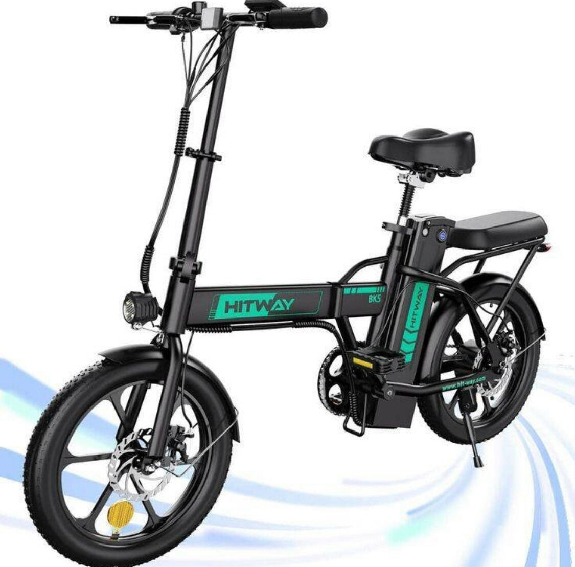 Vélo électrique pliant compact
