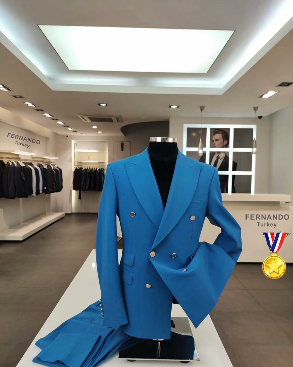 Men's suit blue