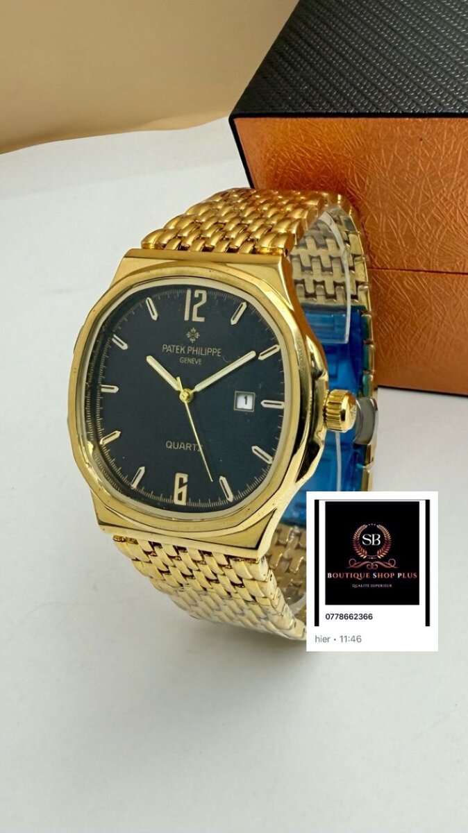 Montre Patek Philipe authentique avec  sa boîte