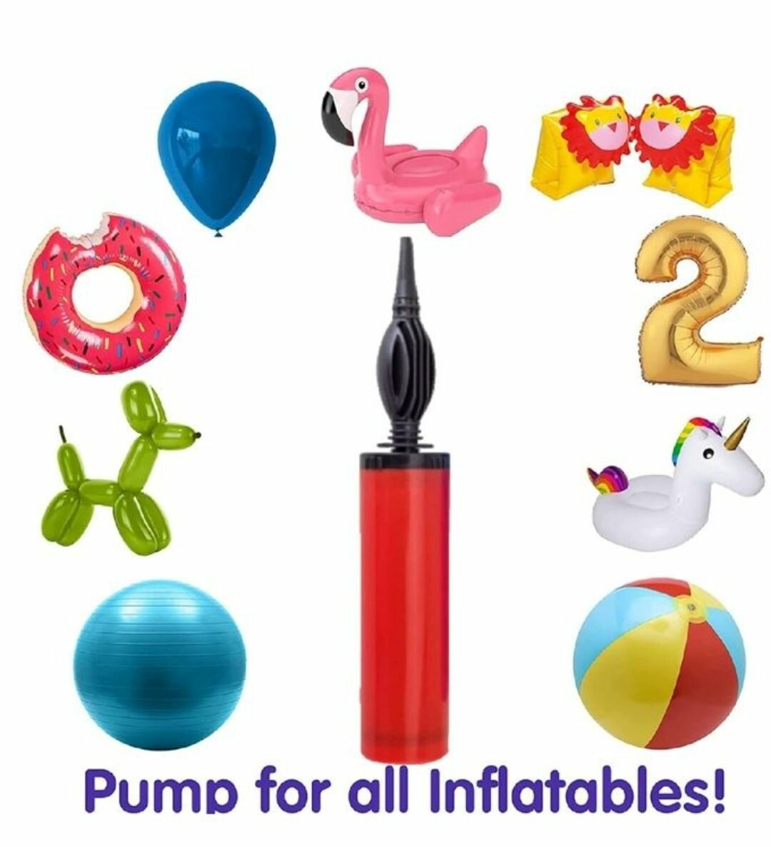 Pompe à main pour ballons